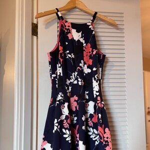 Vince Camuto Pleated Floral Women's Dress
